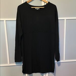 Max Studio Classic Black Knit Tunic